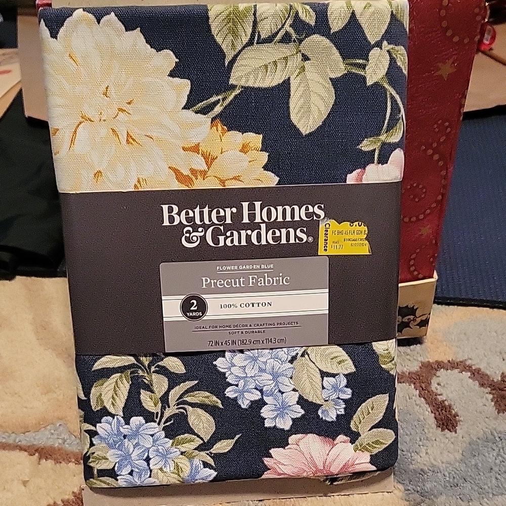 Better Homes & Gardens Floral Precut Fabric
